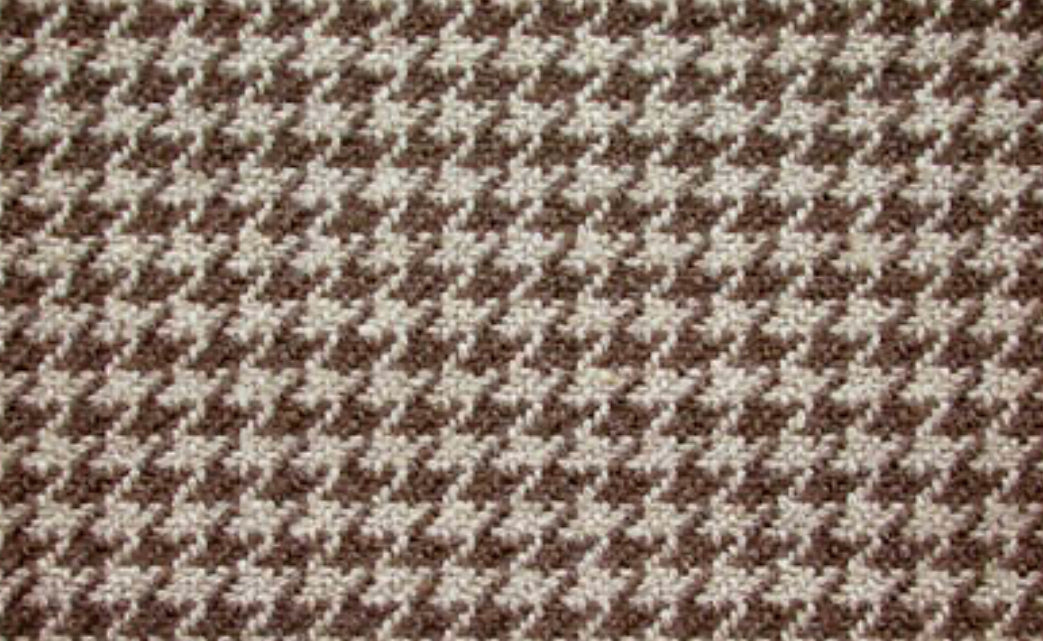 BMW E30 0214 M3 Pearl Beige Houndstooth Fabric