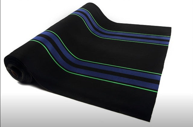 Our E21 Alpina BMW fabric, meeting ISO standards for wear and UV resistance.    Priced per metre (Roll is Approx 145cm wide) For multiple metres, just change the quantity at checkout. The fabric will come as a single continuous price cut from the roll.  1 ordered = 1m x 1.45m piece of fabric  2 ordered = 2m X 1.45m piece of fabric etc  How Much Fabric Will I Need? You will need approximately 1m per seat centre,  or 1m for front and rear door card inserts.