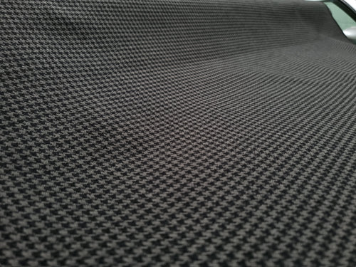 BMW E30 0211 M3 Anthracite Houndstooth Fabric