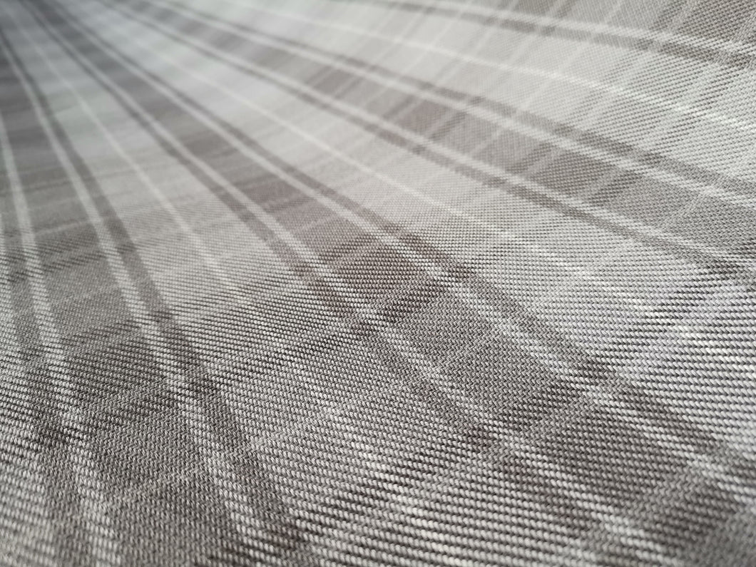 Our 0380 Uberkaro Silber BMW fabric, meeting ISO standards for wear and UV resistance.    Priced per metre (Roll is Approx 145cm wide) For multiple metres, just change the quantity at checkout. The fabric will come as a single continuous price cut from the roll.  1 ordered = 1m x 1.45m piece of fabric  2 ordered = 2m X 1.45m piece of fabric etc  How Much Fabric Will I Need? You will need approximately 1m per seat centre,  or 1m for front and rear door card inserts.